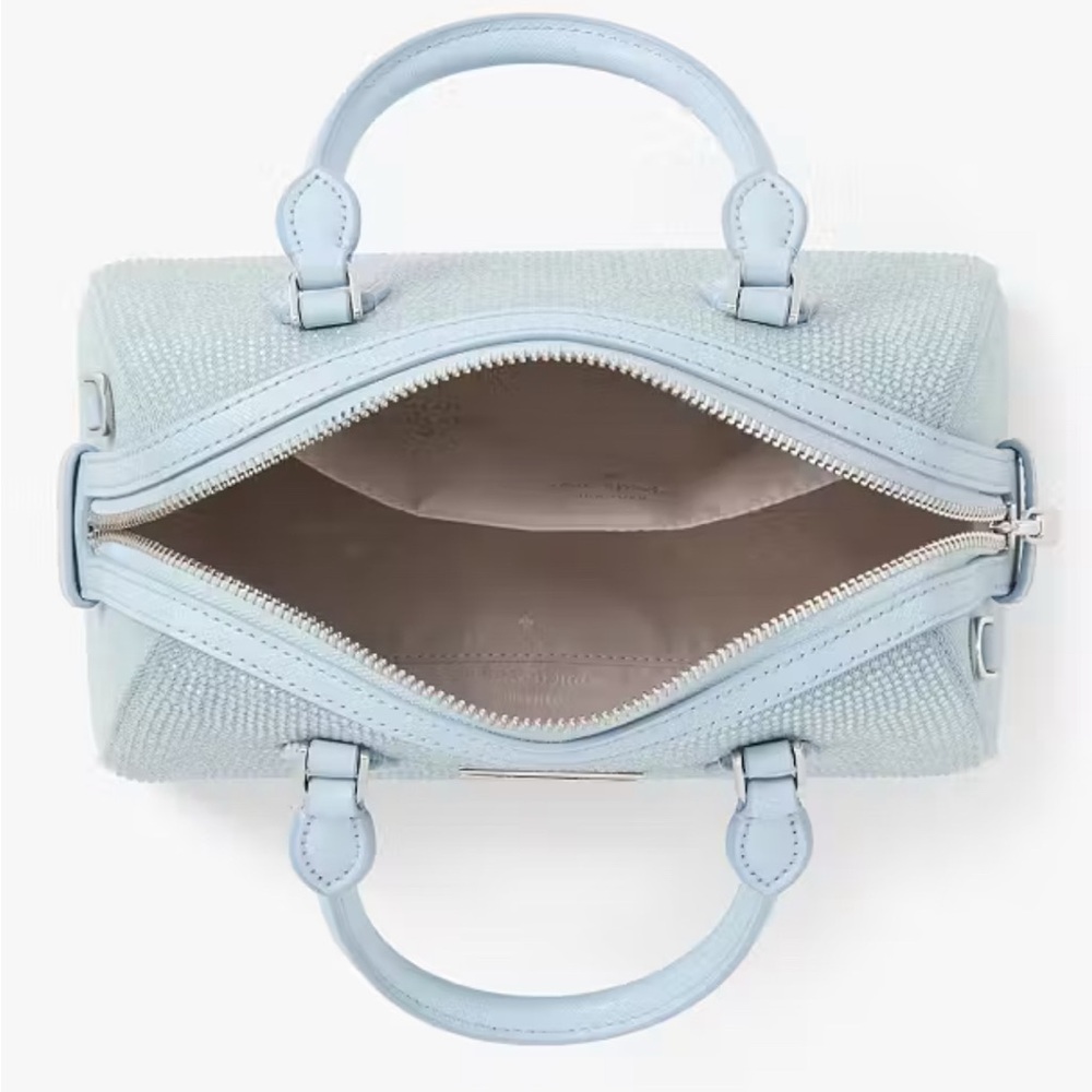 Kate Spade Madison Studded Denim Small Dolly Duffle NWT - Picture 10 of 11